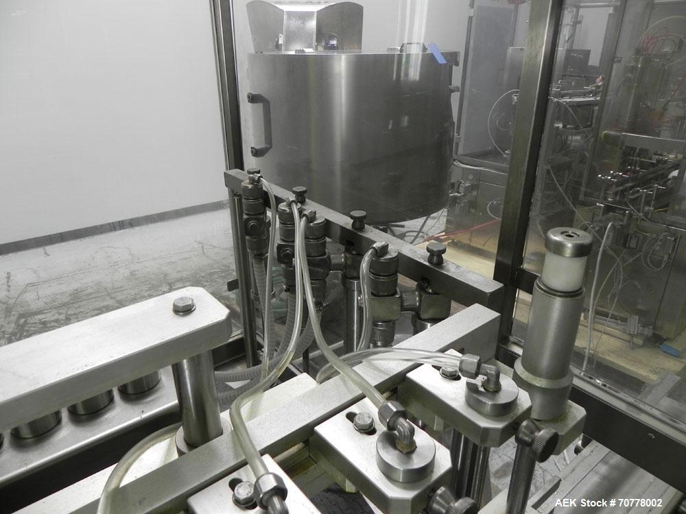 Used OMAS Filling Line with  Pump Inserting, Crimping and Labeling line