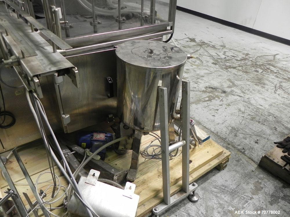 Used OMAS Filling Line with  Pump Inserting, Crimping and Labeling line