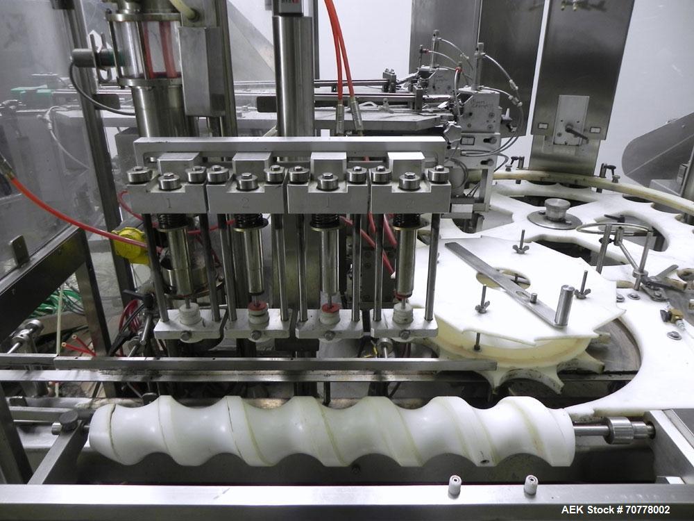 Used OMAS Filling Line with  Pump Inserting, Crimping and Labeling line