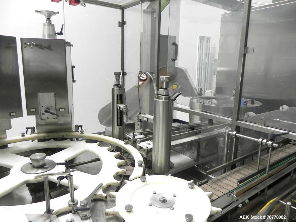 Used OMAS Filling Line with  Pump Inserting, Crimping and Labeling line