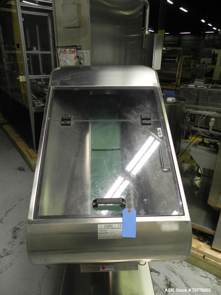 Used OMAS Filling Line with  Pump Inserting, Crimping and Labeling line