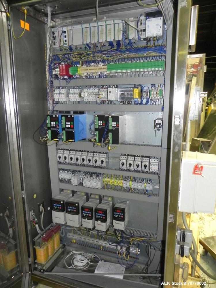Used OMAS Filling Line with  Pump Inserting, Crimping and Labeling line