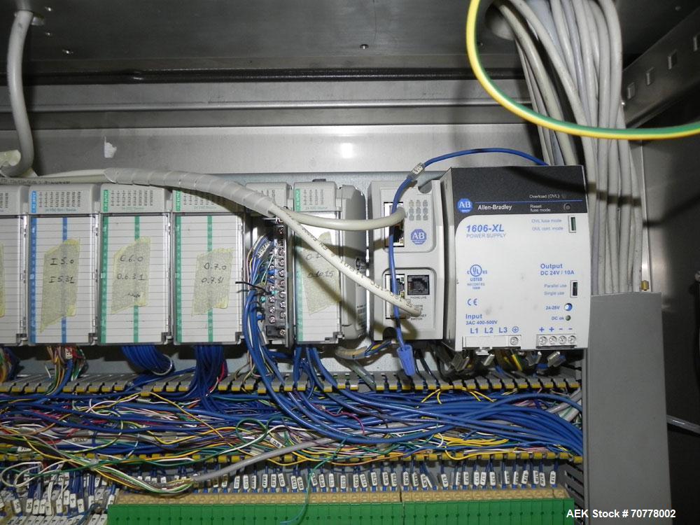 Used OMAS Filling Line with  Pump Inserting, Crimping and Labeling line