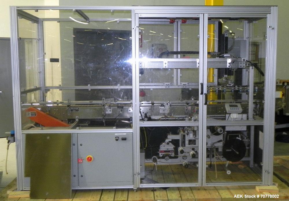 Used OMAS Filling Line with  Pump Inserting, Crimping and Labeling line
