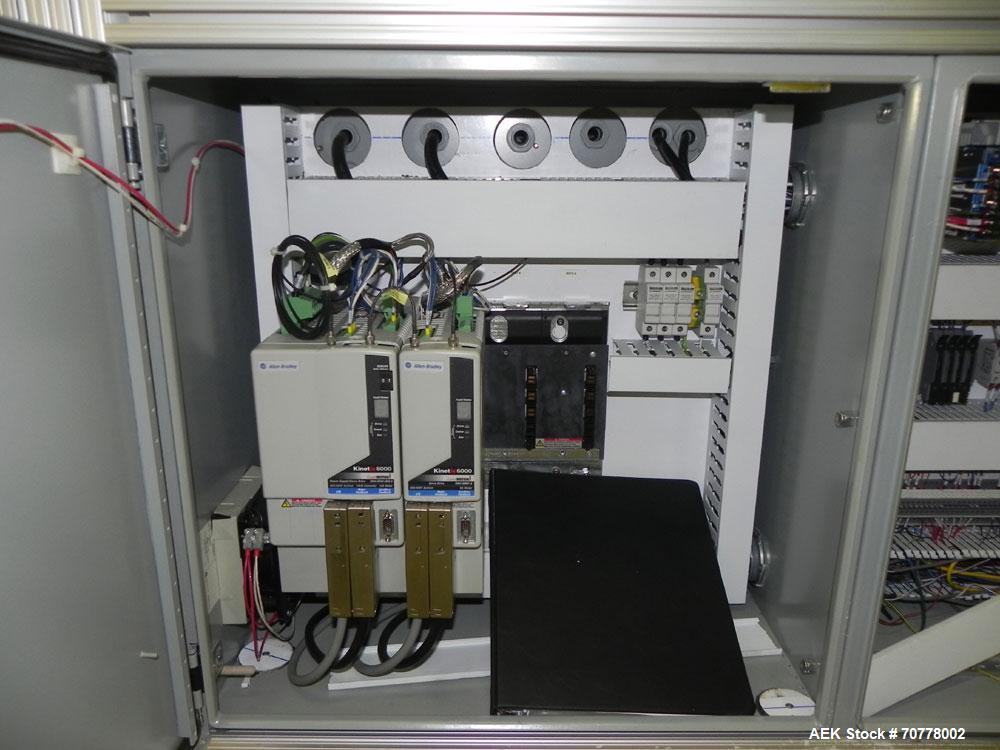 Used OMAS Filling Line with  Pump Inserting, Crimping and Labeling line