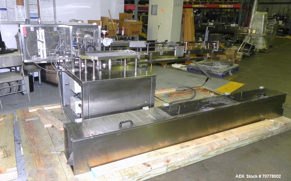 Used OMAS Filling Line with  Pump Inserting, Crimping and Labeling line