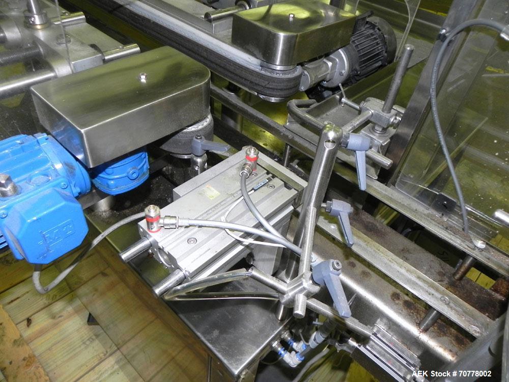 Used OMAS Filling Line with  Pump Inserting, Crimping and Labeling line