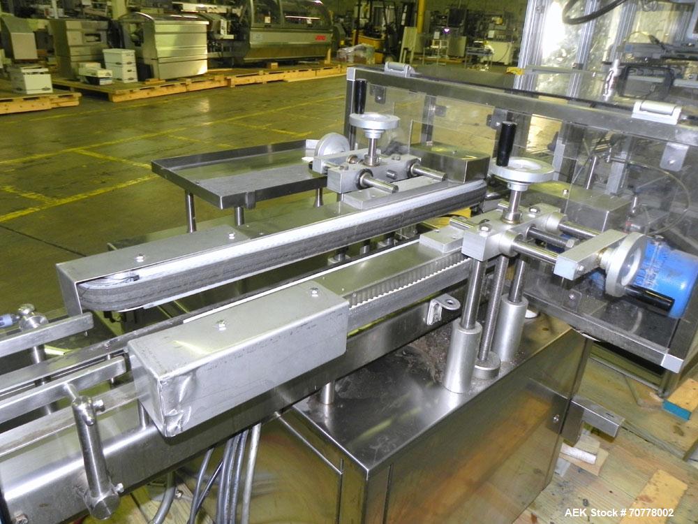 Used- OMAS Filling Line with  Pump Inserting, Crimping and Labeling line