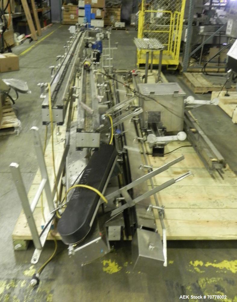 Used OMAS Filling Line with  Pump Inserting, Crimping and Labeling line