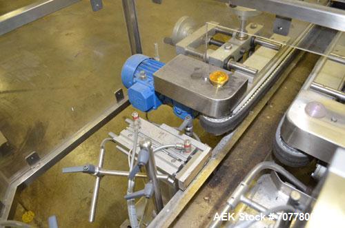 Used- OMAS Filling Line with  Pump Inserting, Crimping and Labeling line