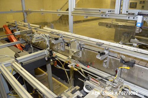 Used OMAS Filling Line with  Pump Inserting, Crimping and Labeling line