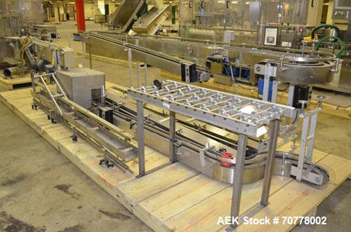 Used OMAS Filling Line with  Pump Inserting, Crimping and Labeling line