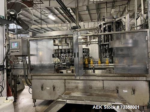 Used Pacific Packaging 32-Head Rotary Liquid Filler-Capper – 300 CPM, Industrial