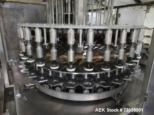 Used Pacific Packaging 32-Head Rotary Liquid Filler-Capper – 300 CPM, Industrial