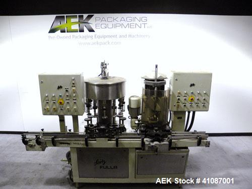 Used Seitz (KHS Filling) Monoblock 12 Head Rotary Wine Filler and Corker, Model