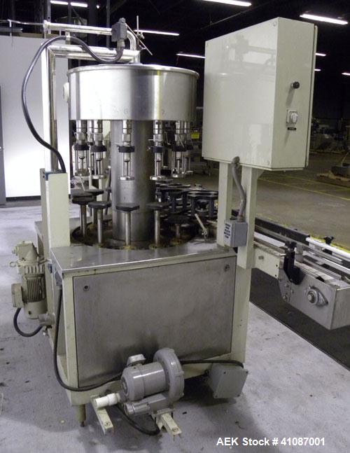 Used Seitz (KHS Filling) Monoblock 12 Head Rotary Wine Filler and Corker, Model