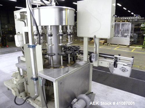 Used Seitz (KHS Filling) Monoblock 12 Head Rotary Wine Filler and Corker, Model