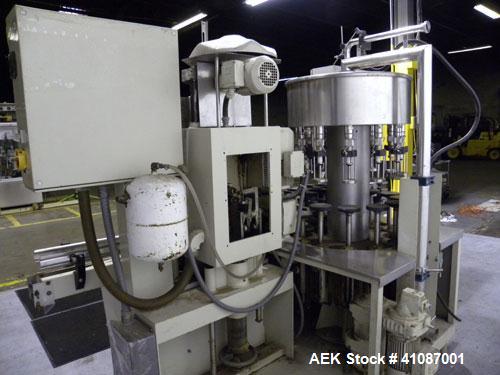 Used Seitz (KHS Filling) Monoblock 12 Head Rotary Wine Filler and Corker, Model