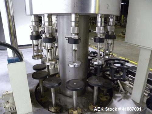Used Seitz (KHS Filling) Monoblock 12 Head Rotary Wine Filler and Corker, Model