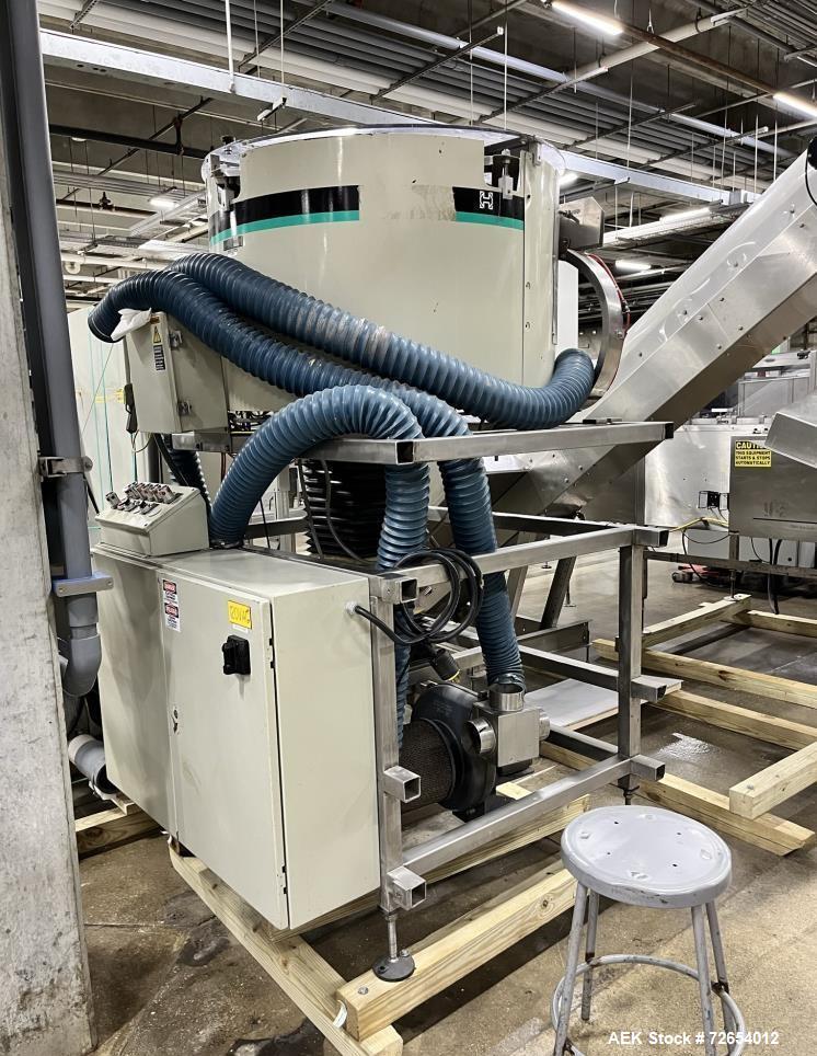 Used Serac Model R16V8/720 Monoblock Net Weigh Filler and Capper
