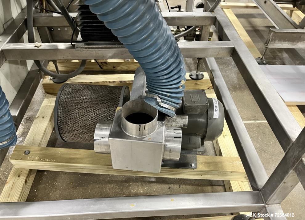 Used Serac Model R16V8/720 Monoblock Net Weigh Filler and Capper
