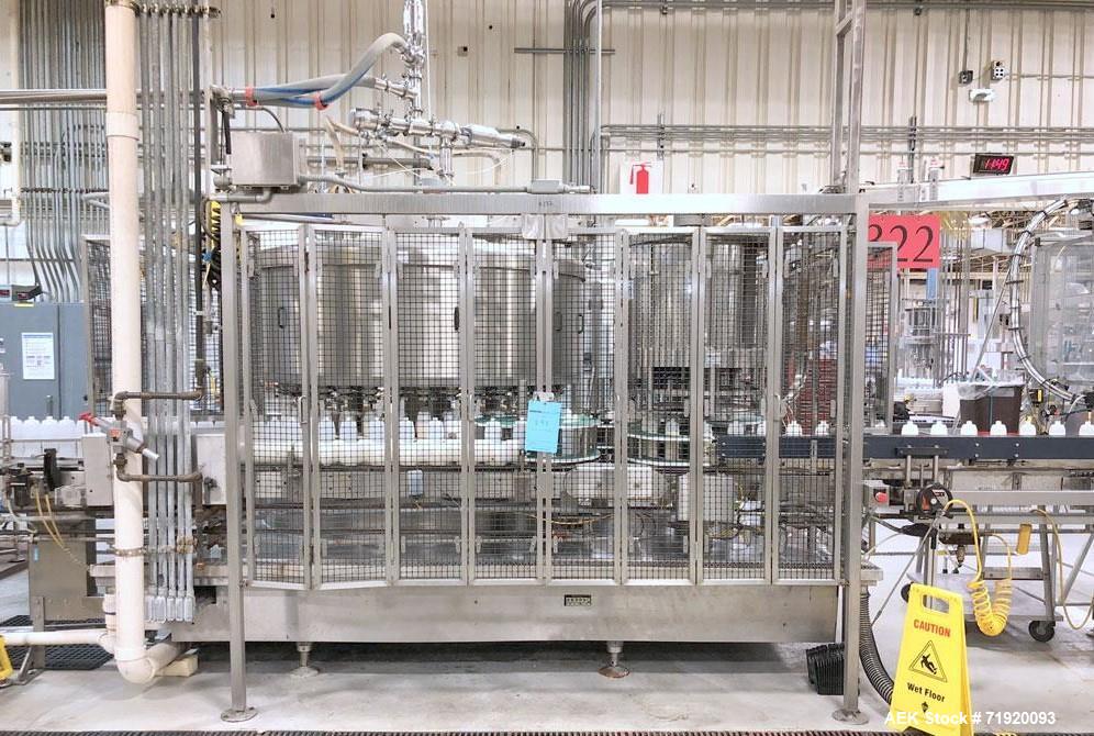 Used Serac/Zalkin Monobloc Filling/Capping System.