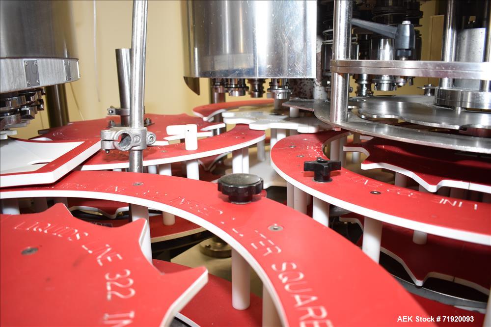 Used Serac/Zalkin Monobloc Filling/Capping System.