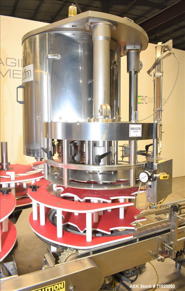 Used Serac/Zalkin Monobloc Filling/Capping System.