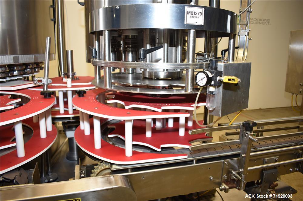 Used Serac/Zalkin Monobloc Filling/Capping System.