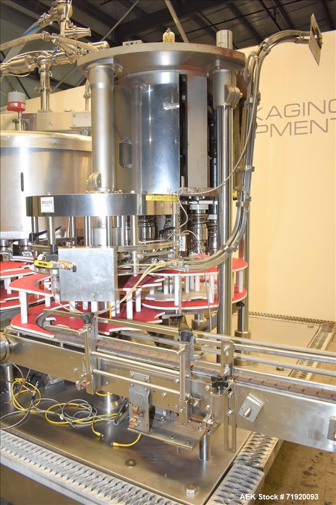Used Serac/Zalkin Monobloc Filling/Capping System.