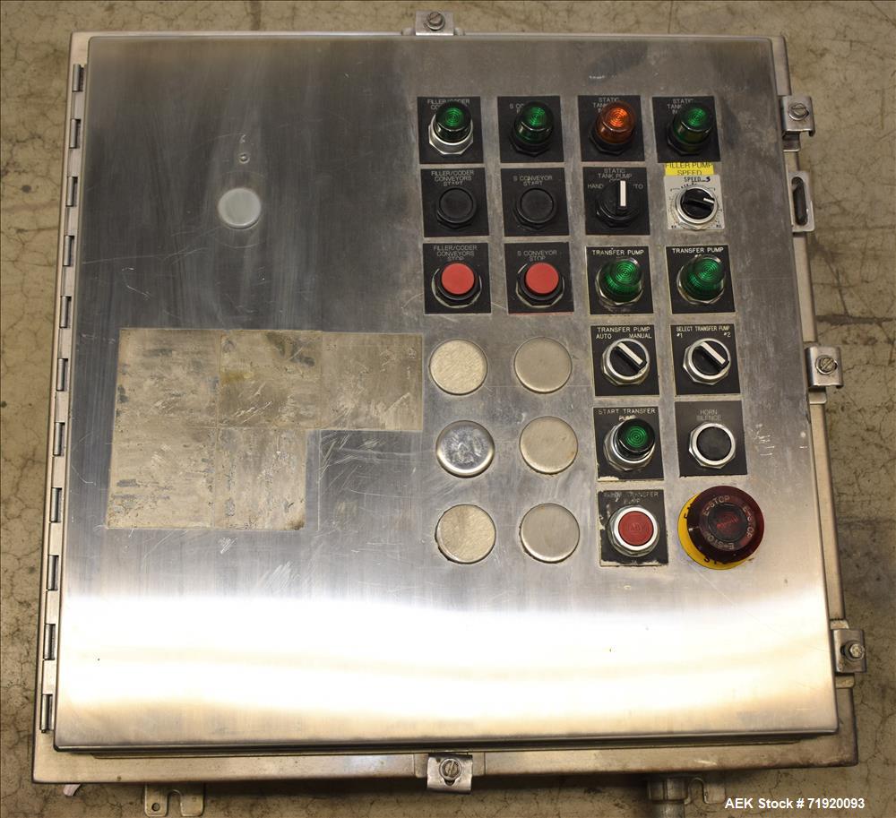 Used Serac/Zalkin Monobloc Filling/Capping System.