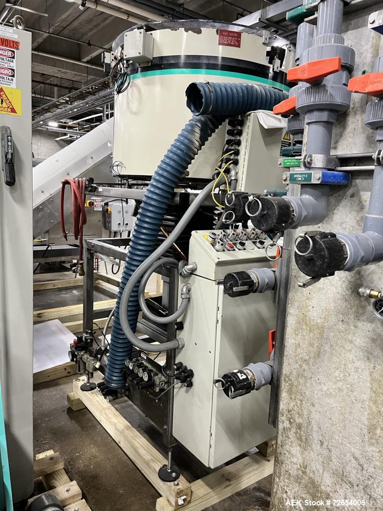 Used Serac Model R16V8/720 Monoblock Net Weigh Filler and Capper