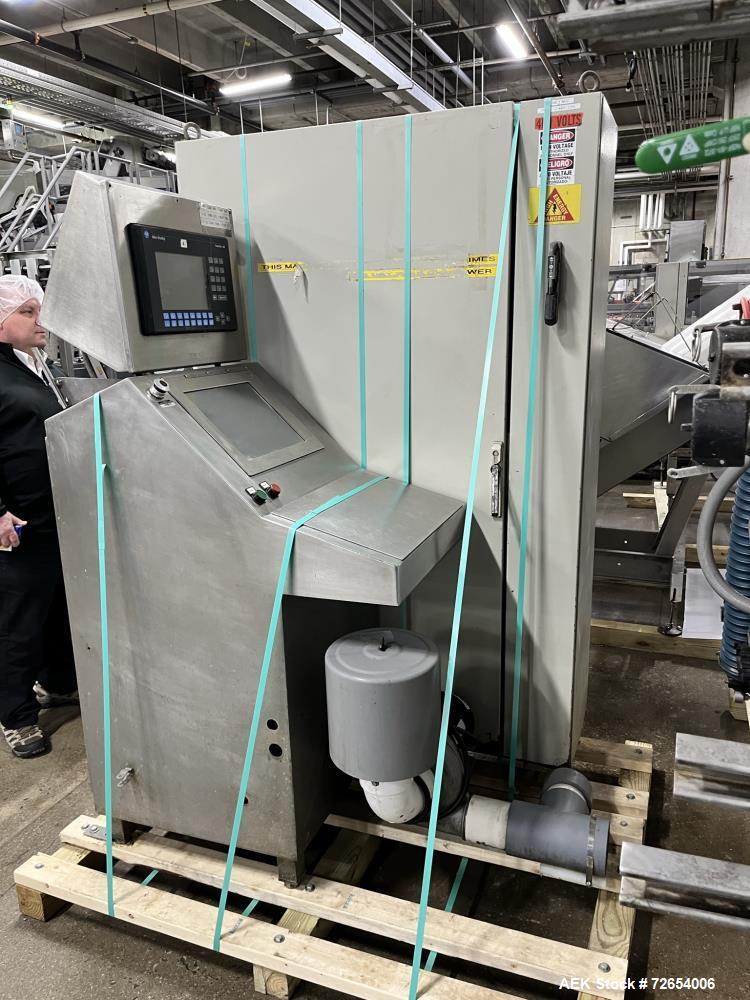 Used Serac Model R16V8/720 Monoblock Net Weigh Filler and Capper