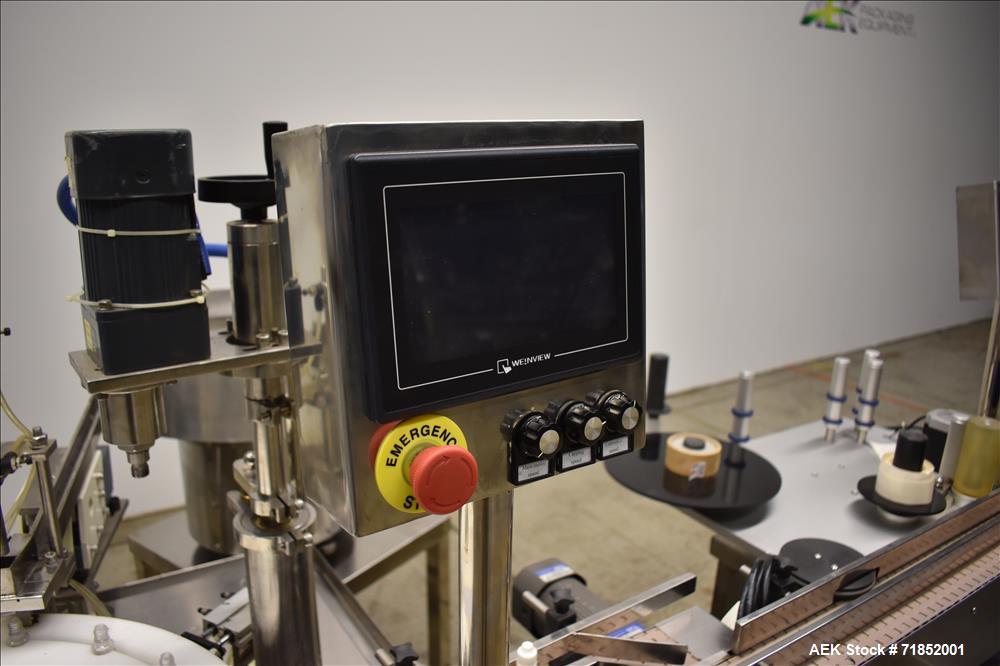 Used Biaozan Monoblock Filling, Tipping, Capping and Labeling.