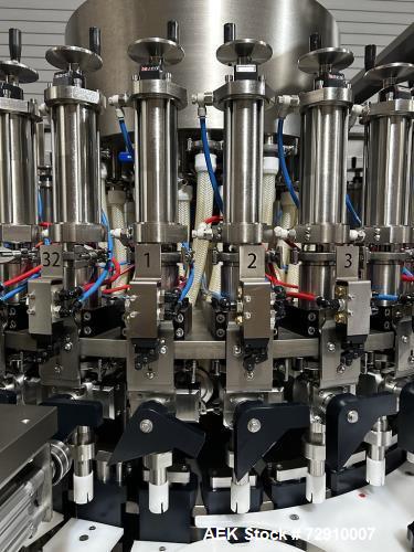 Used Fillber Filling Technologies Model VOL 32-8 Rotary Volumetric Piston Dosing