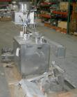Used Chase-Logeman FS2-12 Monoblock Filler & Stopper Machine. Capable of speeds up to 60 bpm. Fill range: 0-125 ml with change parts. Vial size range: maximum diameter to 2-1/8