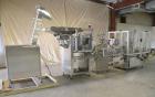 Used Comas Monoblock Line for Fill/Plug/Cap consisting of: (1) Comas Model RS6 Monoblock Filler, Tipper and screw Capper with Integrated Palace Model P2V5 Bulk bottle unscrambler. Has two head perist...