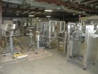 Used Comas Monoblock Line for Fill/Plug/Cap consisting of: (1) Comas Model RS6 Monoblock Filler, Tipper and screw Capper with Integrated Palace Model P2V5 Bulk bottle unscrambler. Has two head perist...