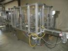 Used Comas Monoblock Line for Fill/Plug/Cap consisting of: (1) Comas Model RS6 Monoblock Filler, Tipper and screw Capper with Integrated Palace Model P2V5 Bulk bottle unscrambler. Has two head perist...