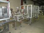 Used Comas Monoblock Line for Fill/Plug/Cap consisting of: (1) Comas Model RS6 Monoblock Filler, Tipper and screw Capper with Integrated Palace Model P2V5 Bulk bottle unscrambler. Has two head perist...