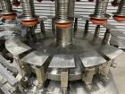 Used-Federal 18 Valve Filler With 5 Head Snap Cap Capper
