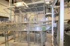Used Federal All Stainless Steel 18 Valve HEPA Enclosed Bottle Filler.