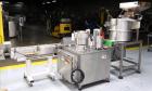 Used M&O Perry P-3000 II Monoblock Unscrambler, Filler, Plugger, and Screw Capper. Capable of speeds up to 35 bottles per minute. Has Watson Marlow Model 505Di Single head, peristaltic pump filler, H...