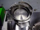 Used M&O Perry P-3000 II Monoblock Unscrambler, Filler, Plugger, and Screw Capper. Capable of speeds up to 35 bottles per minute. Has Watson Marlow Model 505Di Single head, peristaltic pump filler, H...