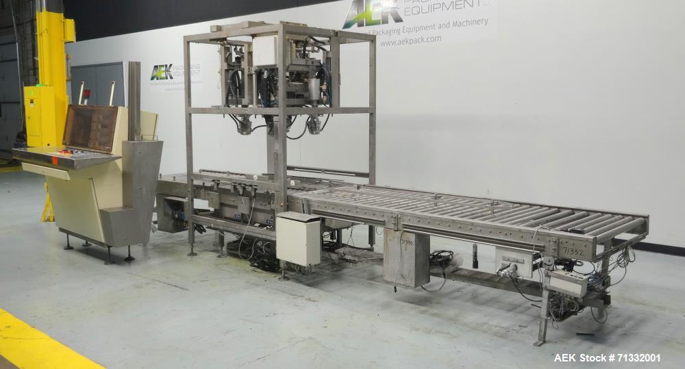 Used Pattyn Model AVL-4-S Automatic Semi-Liquid Bag-In-Box Weigh Filler
