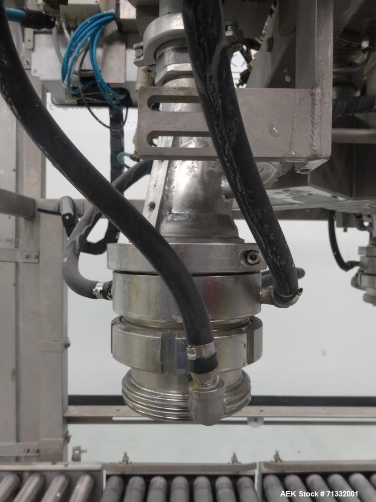 Used Pattyn Model AVL-4-S Automatic Semi-Liquid Bag-In-Box Weigh Filler