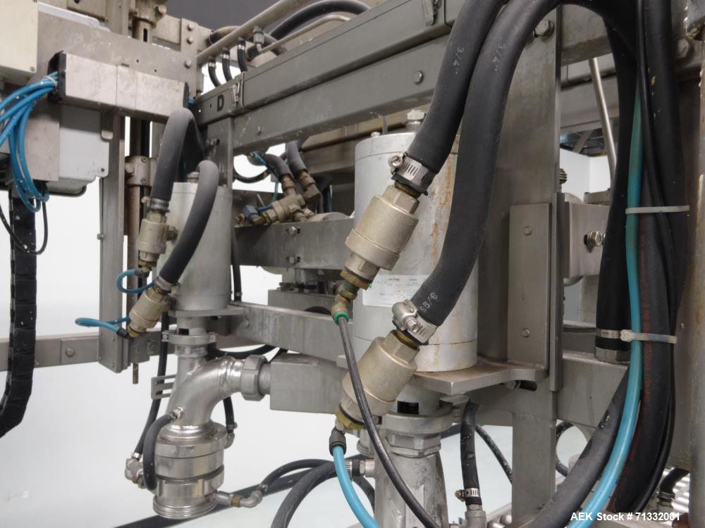 Used Pattyn Model AVL-4-S Automatic Semi-Liquid Bag-In-Box Weigh Filler