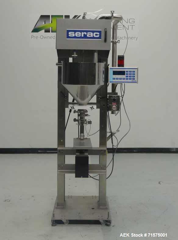 Unused- Serac Model 2229 P1 NW DIGI Semi Automatic Filling Machine.