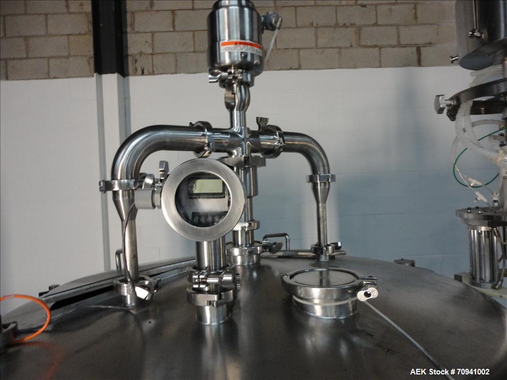 Used Serac Model R12D6 V6/720 Net Weight Monoblock Rotary Liquid Filler