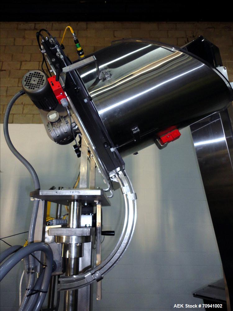 Used Serac Model R12D6 V6/720 Net Weight Monoblock Rotary Liquid Filler